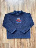 148 -Navy Sherpa DCL Logo Pullover XL