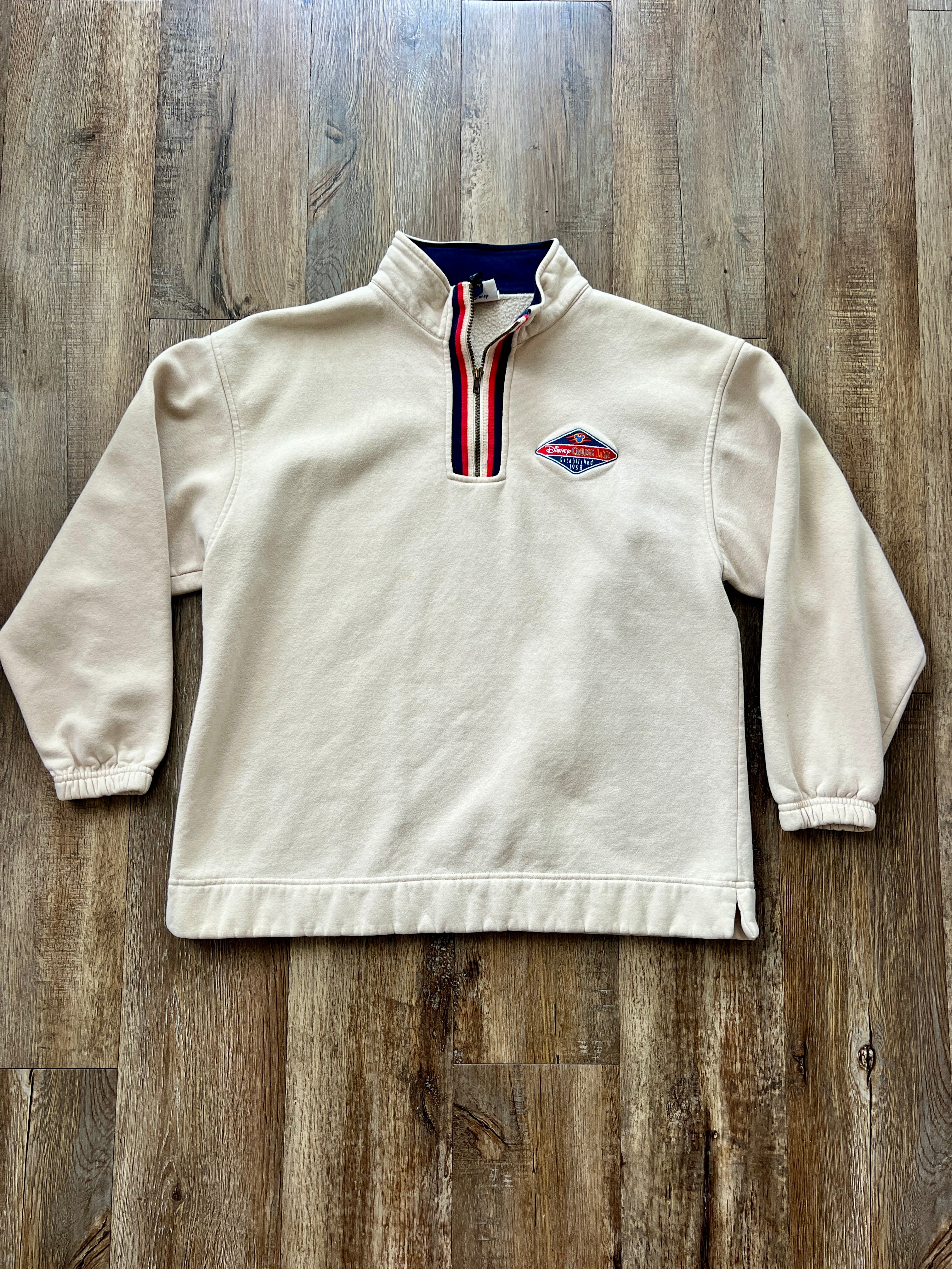 149 -Tan DCL Pocket Logo Quarter Zip L