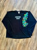 411 -Black 2008 Osbourne Family Spectacle of Lights Lighting Crew Long Sleeve - 2XL