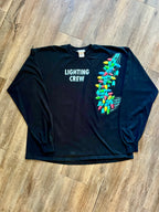411 -Black 2008 Osbourne Family Spectacle of Lights Lighting Crew Long Sleeve - 2XL