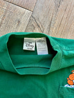 407 -Green Embroidered Tigger Snowball Pocket Shirt - L