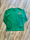 407 -Green Embroidered Tigger Snowball Pocket Shirt - L