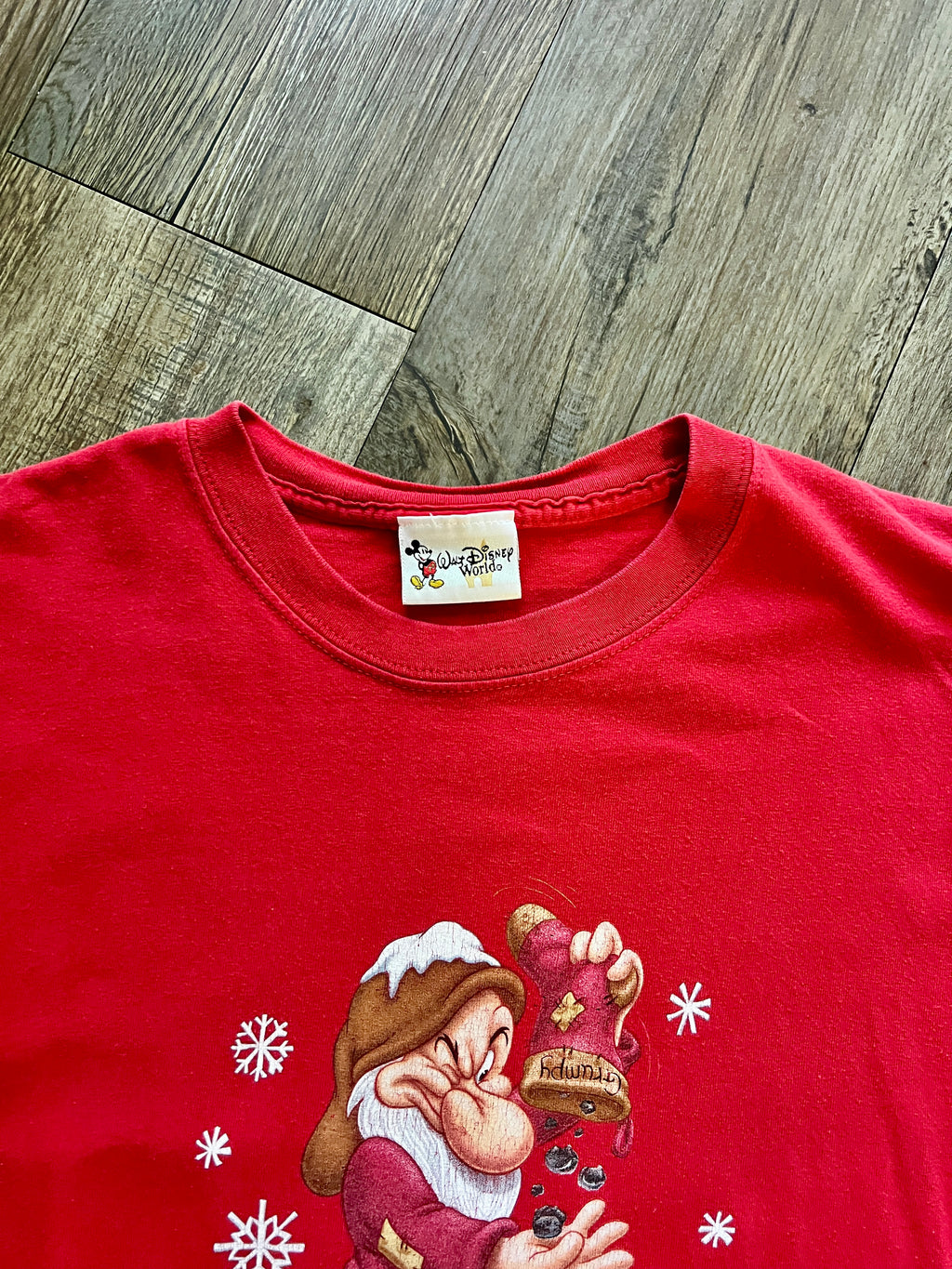 413 -Red Grumpy Holidays! Shirt - XL / NT