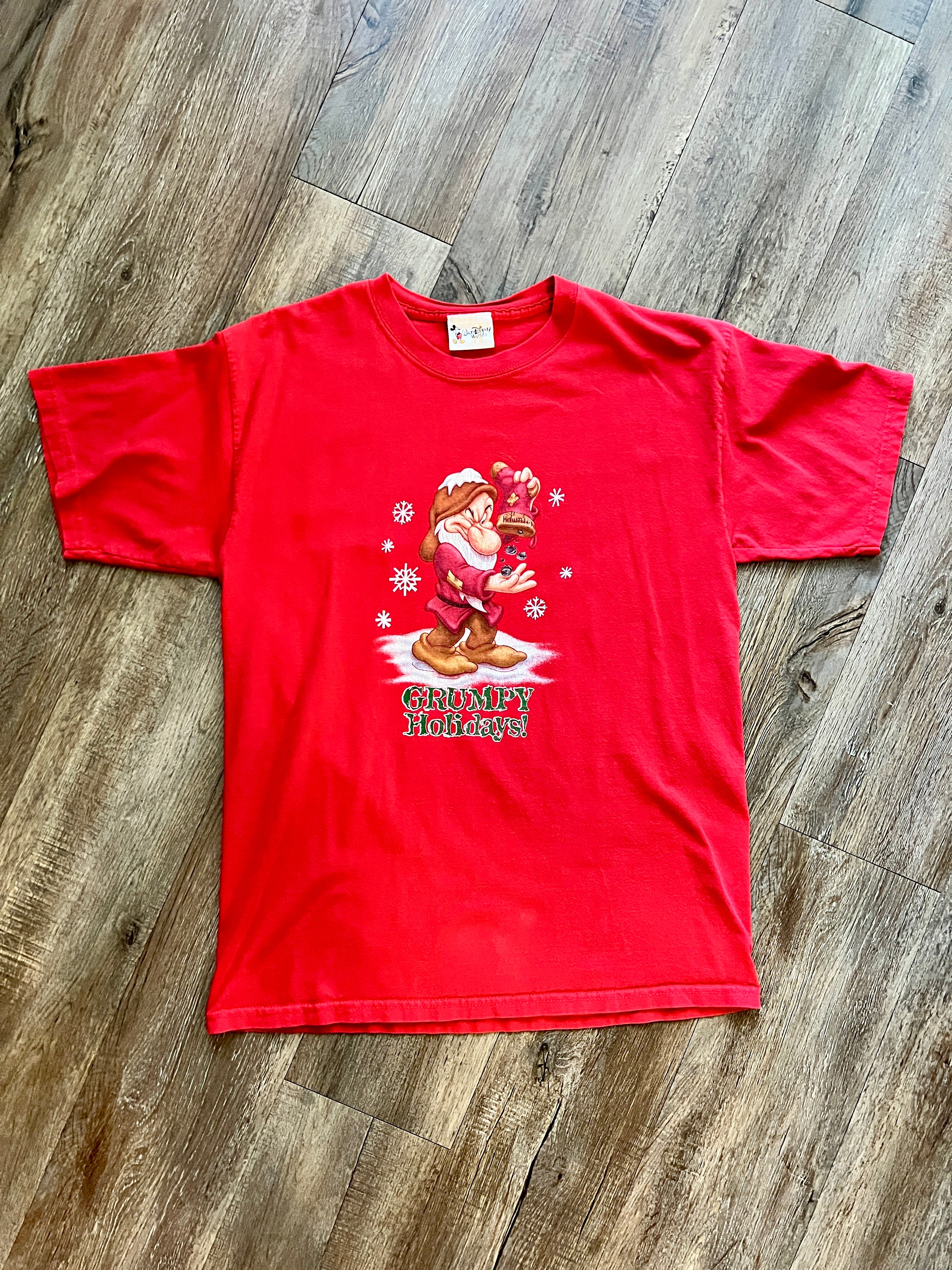 413 -Red Grumpy Holidays! Shirt - XL / NT