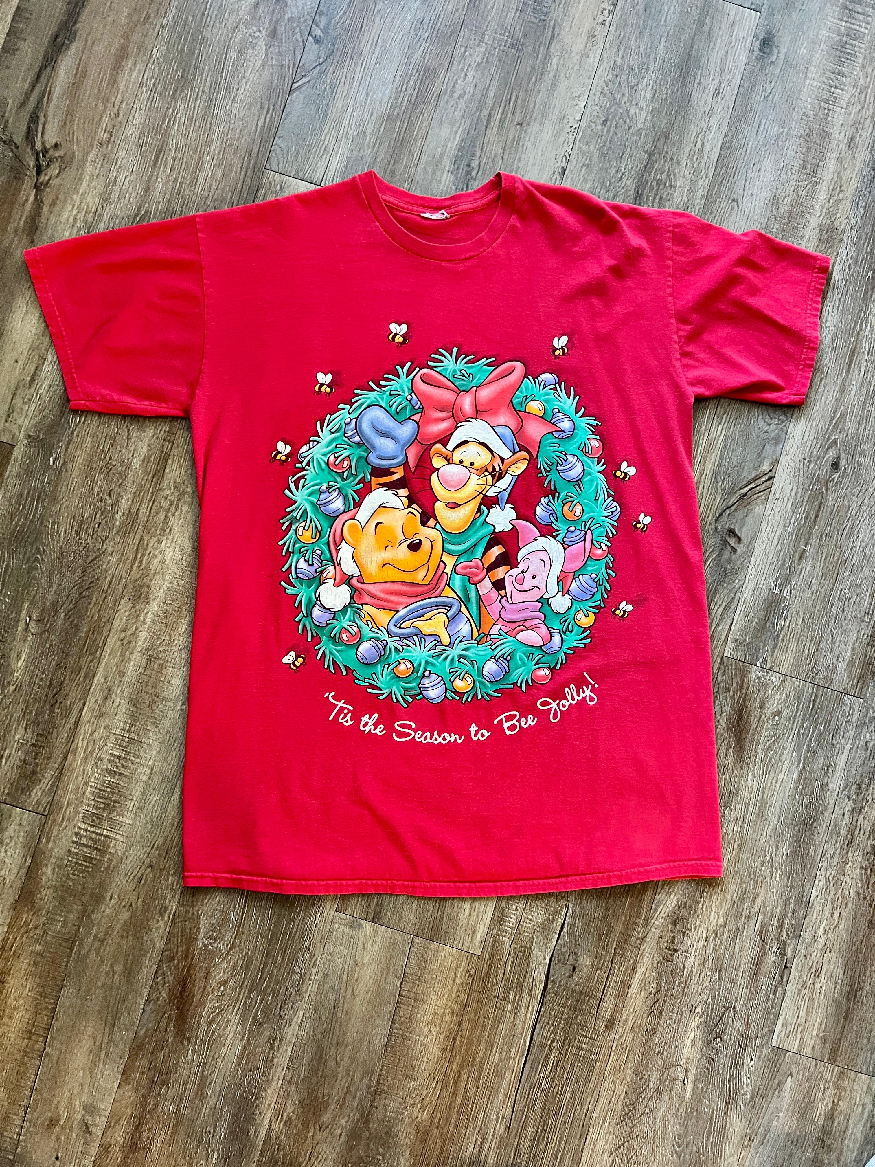 378 -Red WTP Wreath Tis The Season To Be Jolly Sleep Shirt - OSFA / NT