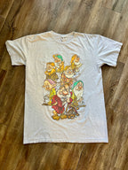 421 -Grey We're All A Little Grumpy In The Morning Seven Dwarfs Sleep Shirt - OSFA