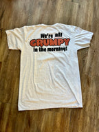 421 -Grey We're All A Little Grumpy In The Morning Seven Dwarfs Sleep Shirt - OSFA