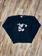 1006 - Black Minnie's Golf Club by Aurea Knit Sweater - L