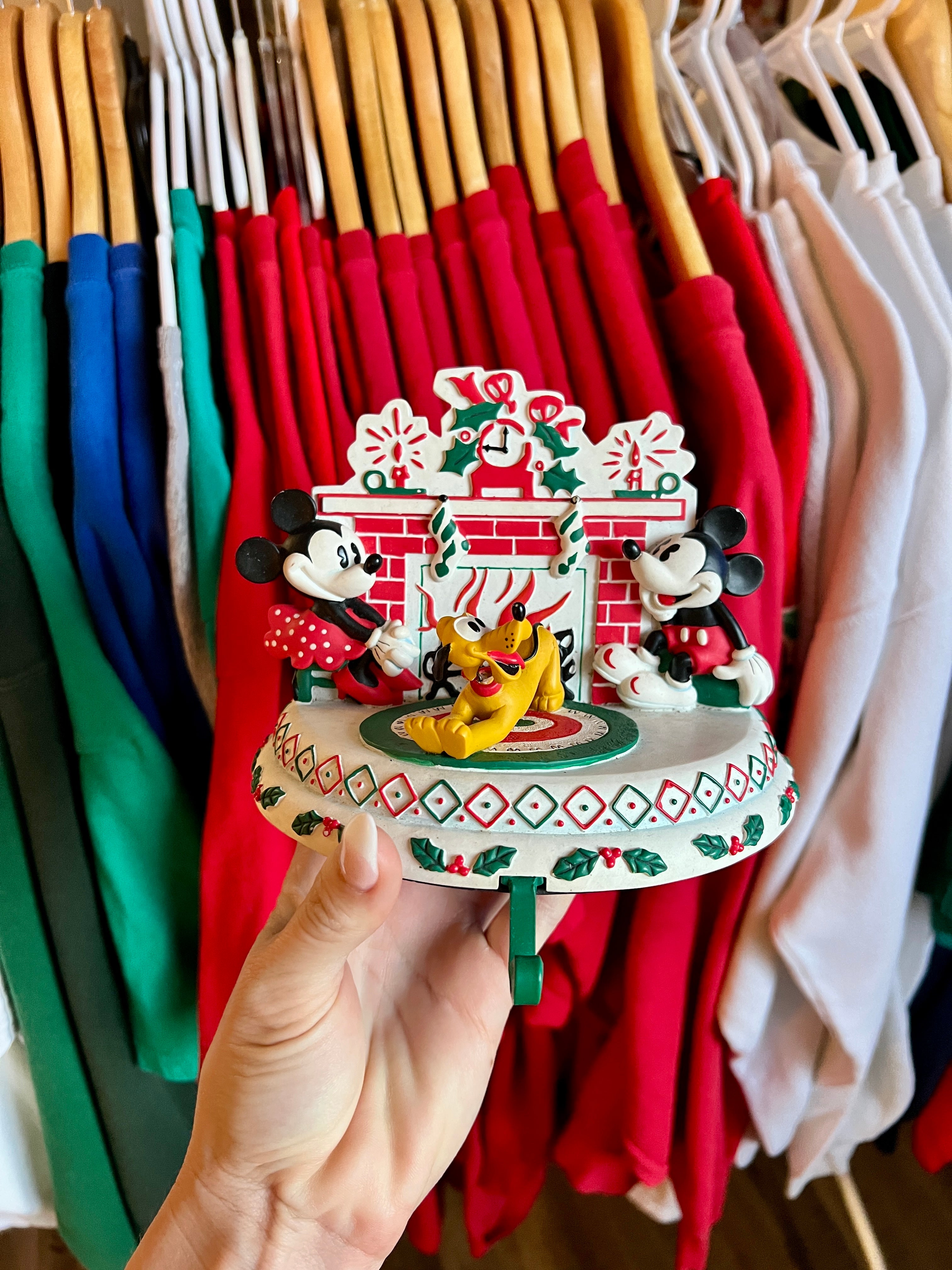 469 - Mickey, Minnie, & Pluto Stocking Hanger