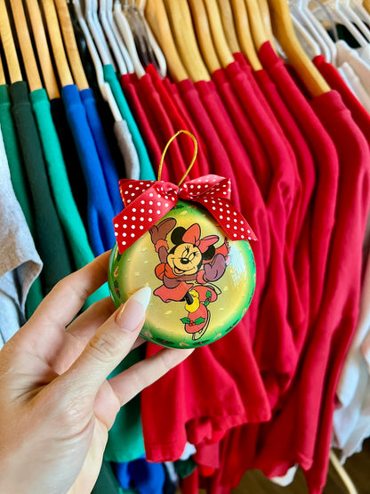 452 -Ice Skating Minnie Mickey Unlimited Ornament