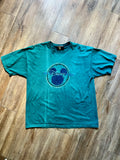 473 -Teal Tie-Dye 1996 WDW Parks Shirt - XL