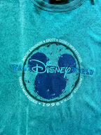 473 -Teal Tie-Dye 1996 WDW Parks Shirt - XL