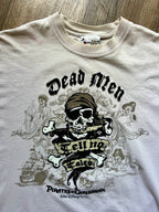 474 -Cream WDW Pirates of the Caribbean Dead Men Tell No Tales Shirt - L