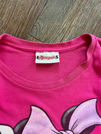 1051 -Pink Yawning Minnie Teddy Bear Disneyland Sleep Shirt - OSFA