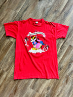 1048 -Red You're A Dream Come True Mickey & Minnie Prince & Princess Kisses Shirt - OSFA