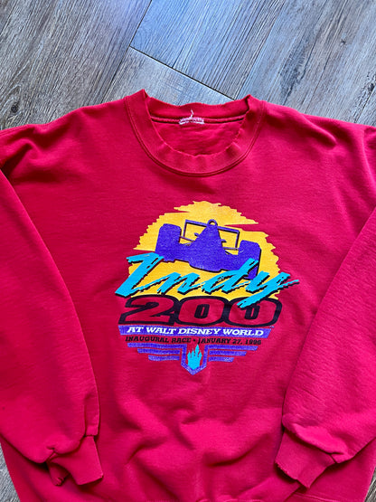 479 -Red 1996 Indy 200 WDW Crewneck - L