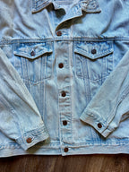 482 -Embroidered Mickey & Friends Disney Store Denim Jacket - M