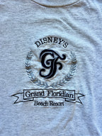 483 - Grey Embroidered Floridian Beach Resort Shirt - L