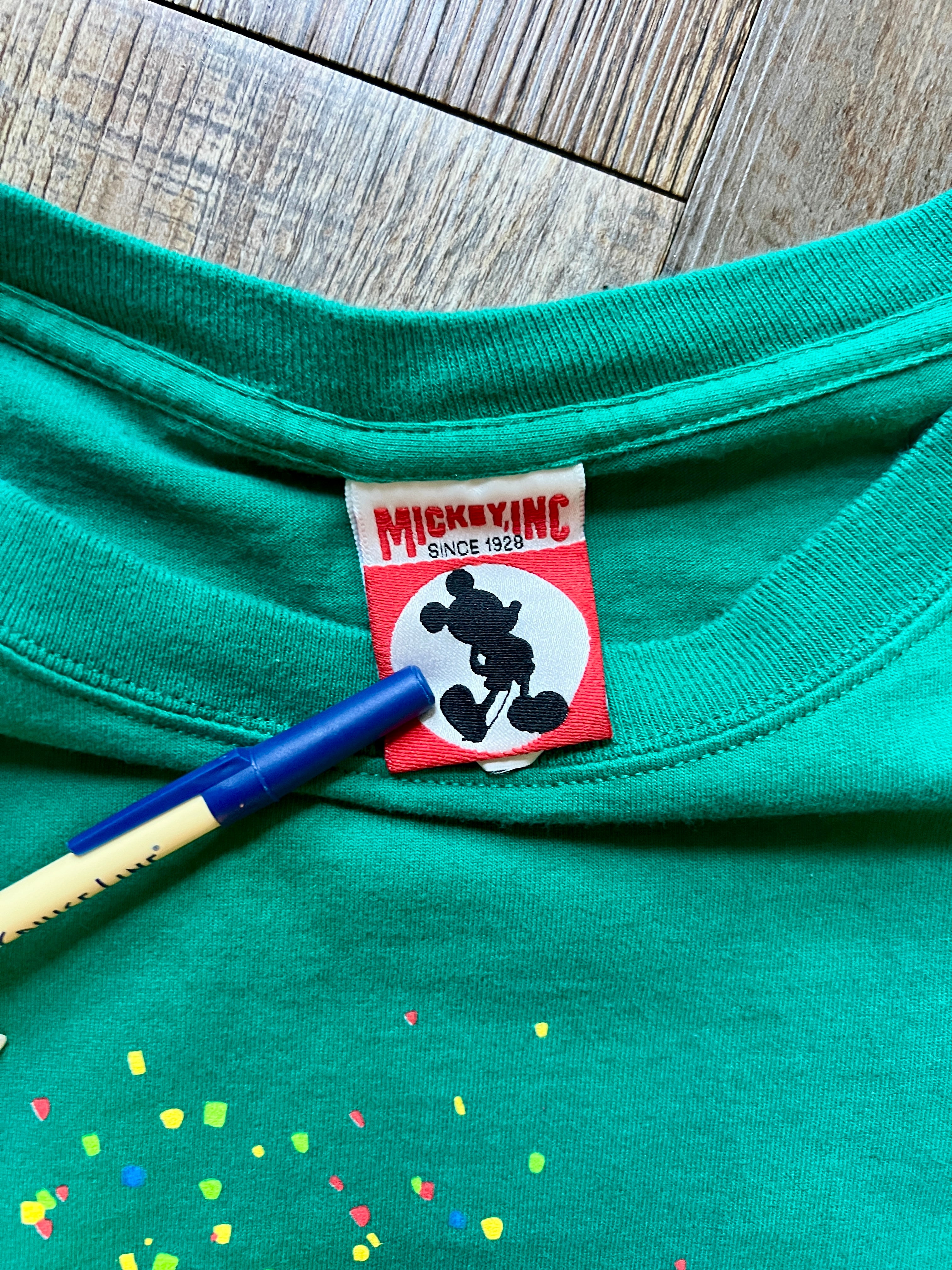 488 - Green WDW 4 Parks / MGM Logo Shirt - 2X