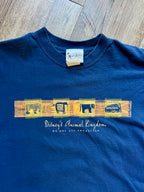 489 - Black Animal Kingdom We Are All Connected Animal Shirt - L