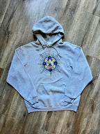 496 - Grey Disney Cruise Line Captain Mickey Compass Hoodie - L