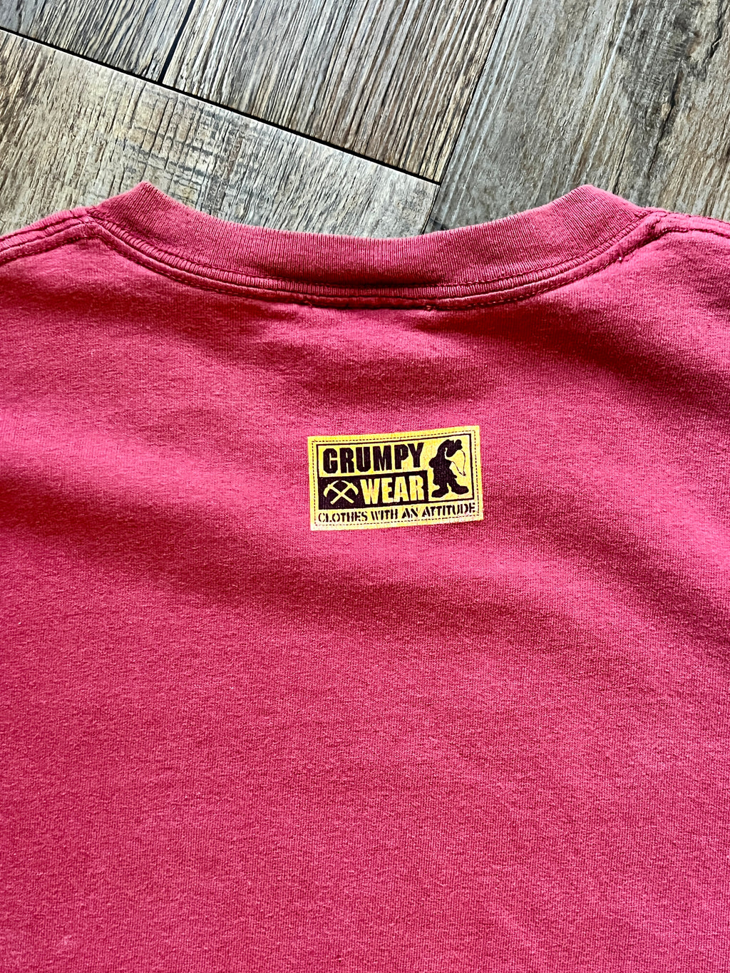 497 -Burgundy WDW Designated Grumpy Zone Shirt