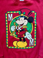 500 -Red Nutcracker Mickey Playing Card Crewneck - XL