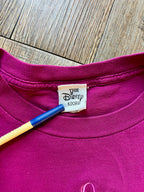 501 -Magenta Embroidered Minnie Silhouette Shirt - XL