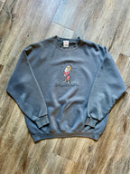 504 -Dark Grey Grumpy Size Doesn’t Matter Crewneck
