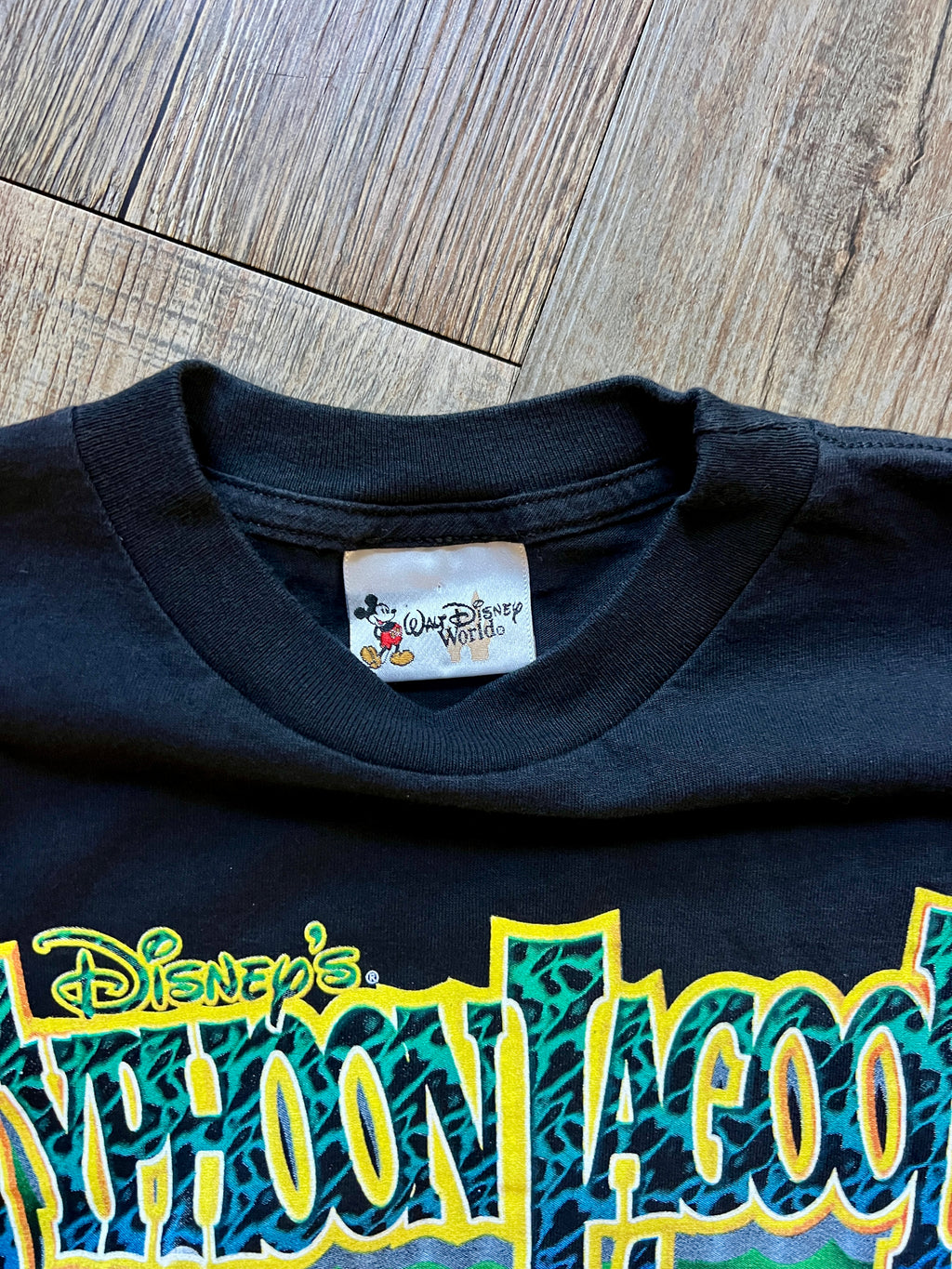 506 -Black Typhoon Lagoon Shark Reef If You’re Scared Say You’re Scared Shirt - M
