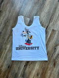 507 -White Coach Goofy Disney University Tank - M