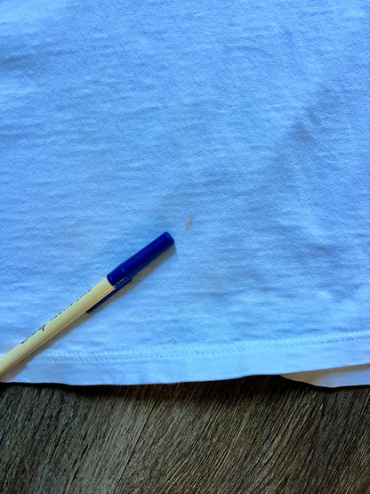 510 -White Embroidered Disneyland Hotel Pocket Tee - XL