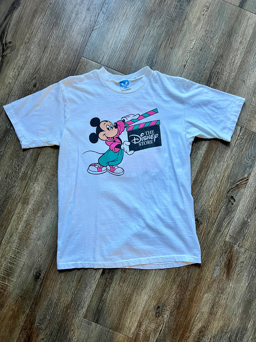 512 -White 1987 The Disney Store Shirt - L