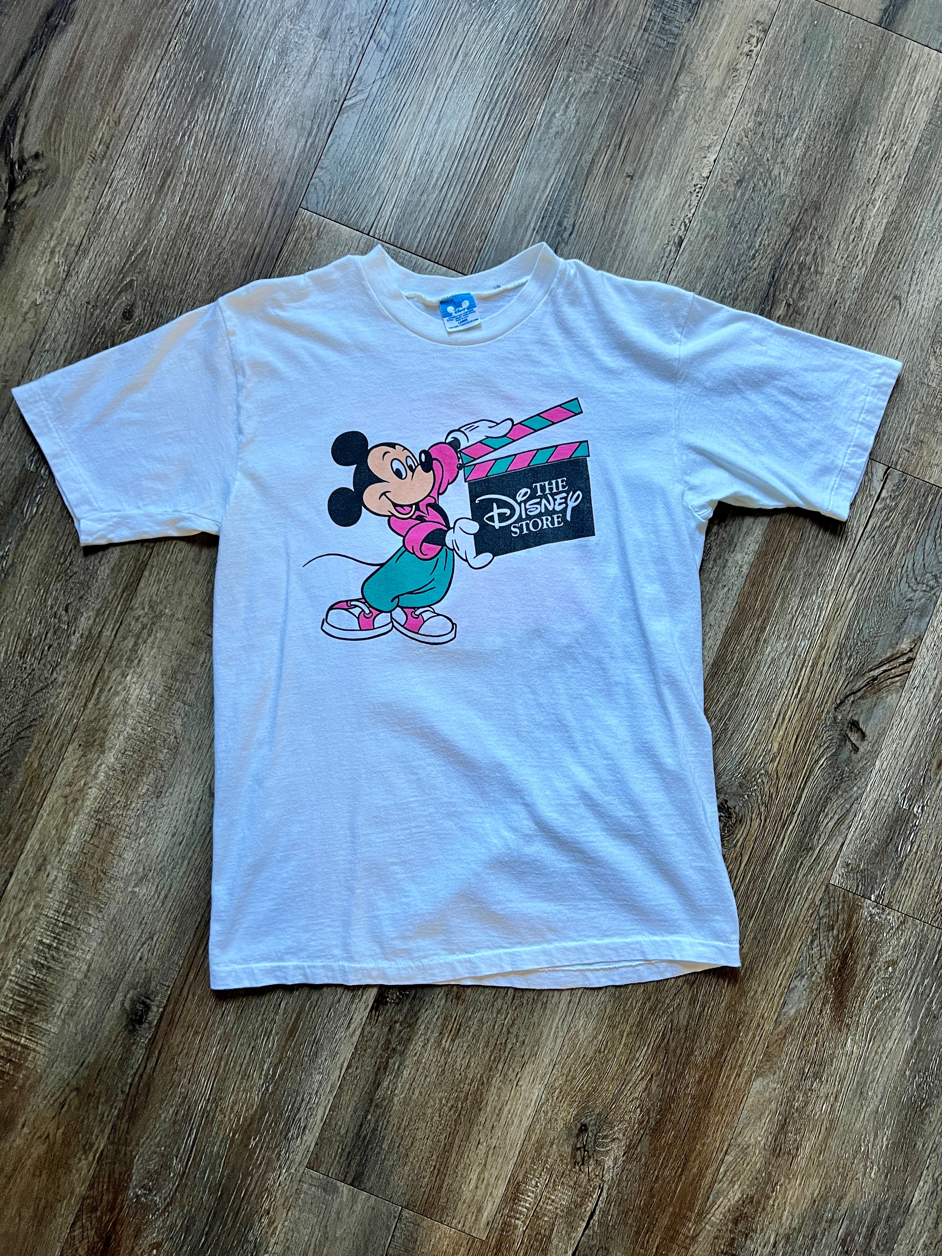 512 -White 1987 The Disney Store Shirt - L