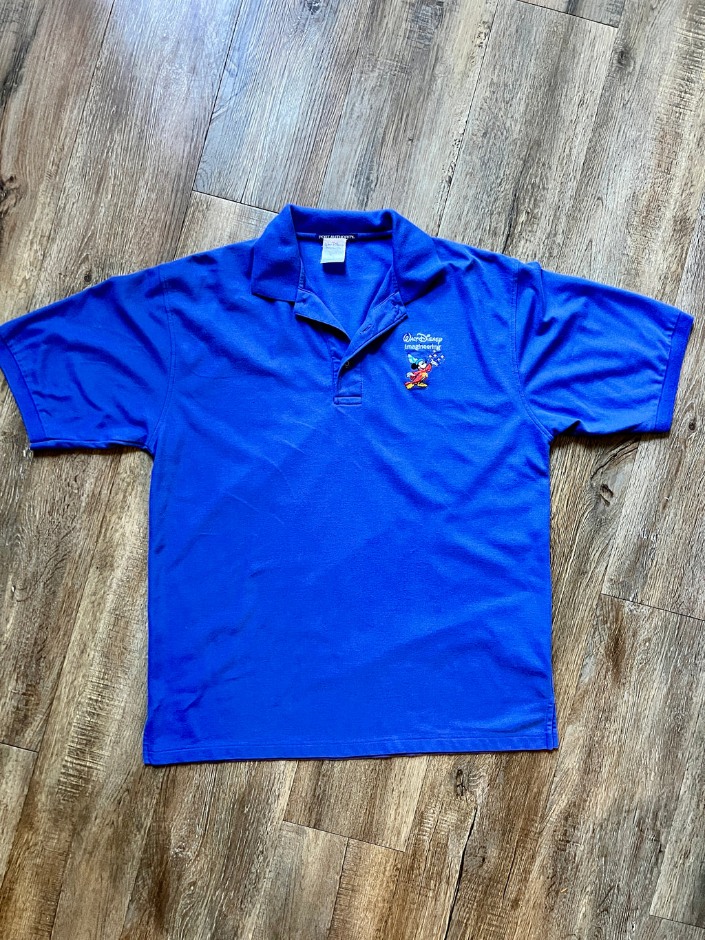 517 -Blue WDI Sorcerer Mickey Imagineering Polo