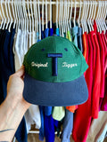 519 -Green & Navy Embroidered Original Tigger Hat