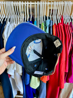 520 -Blue & Black Embroidered Goofy G Hat