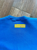 1083 -Blue Angry Donald Scratching Head Disneyland Crewneck - NT / XL