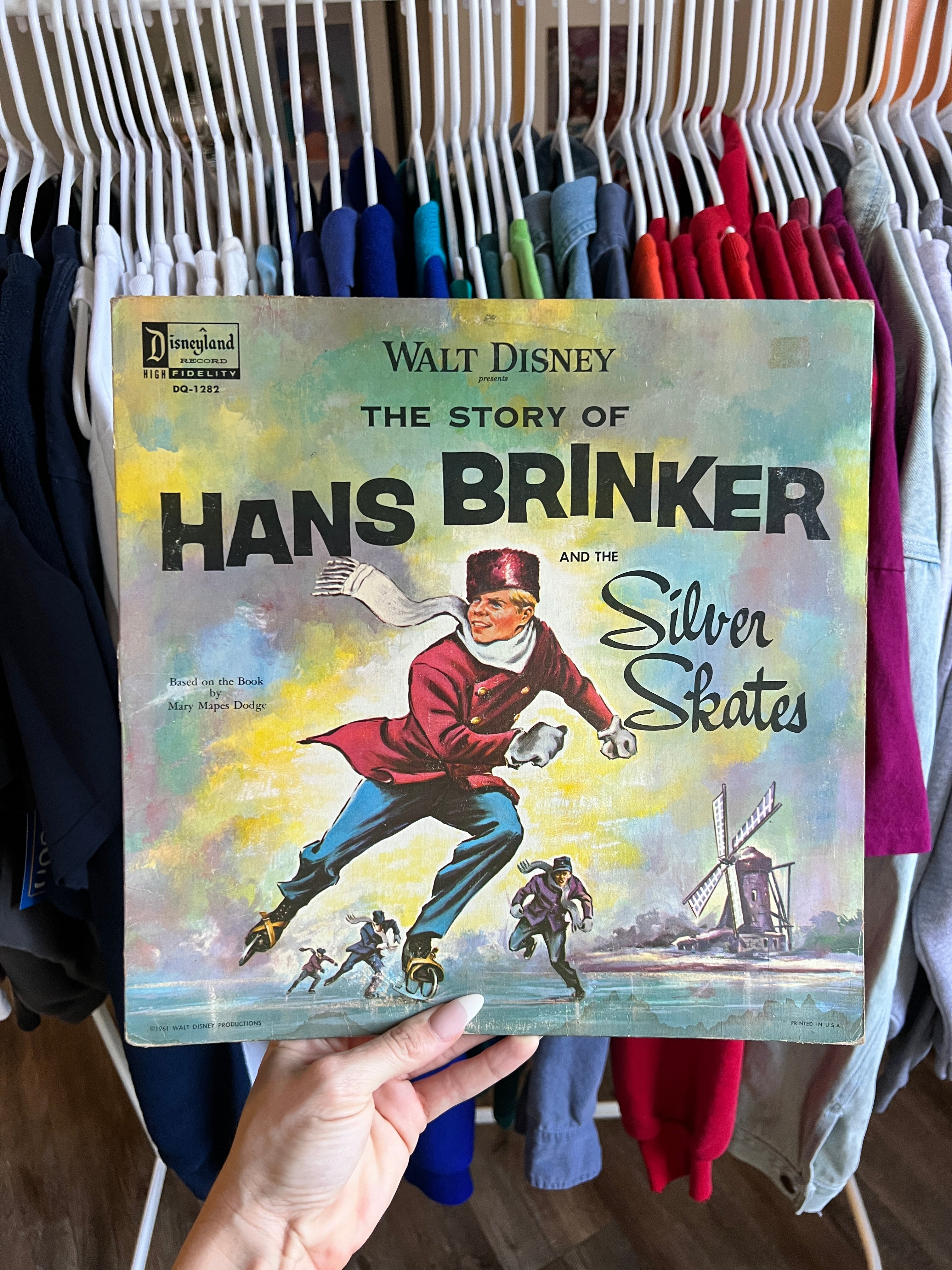 530 -The Story of Hans Brinker & The Silver Skates Storybook Vinyl Record