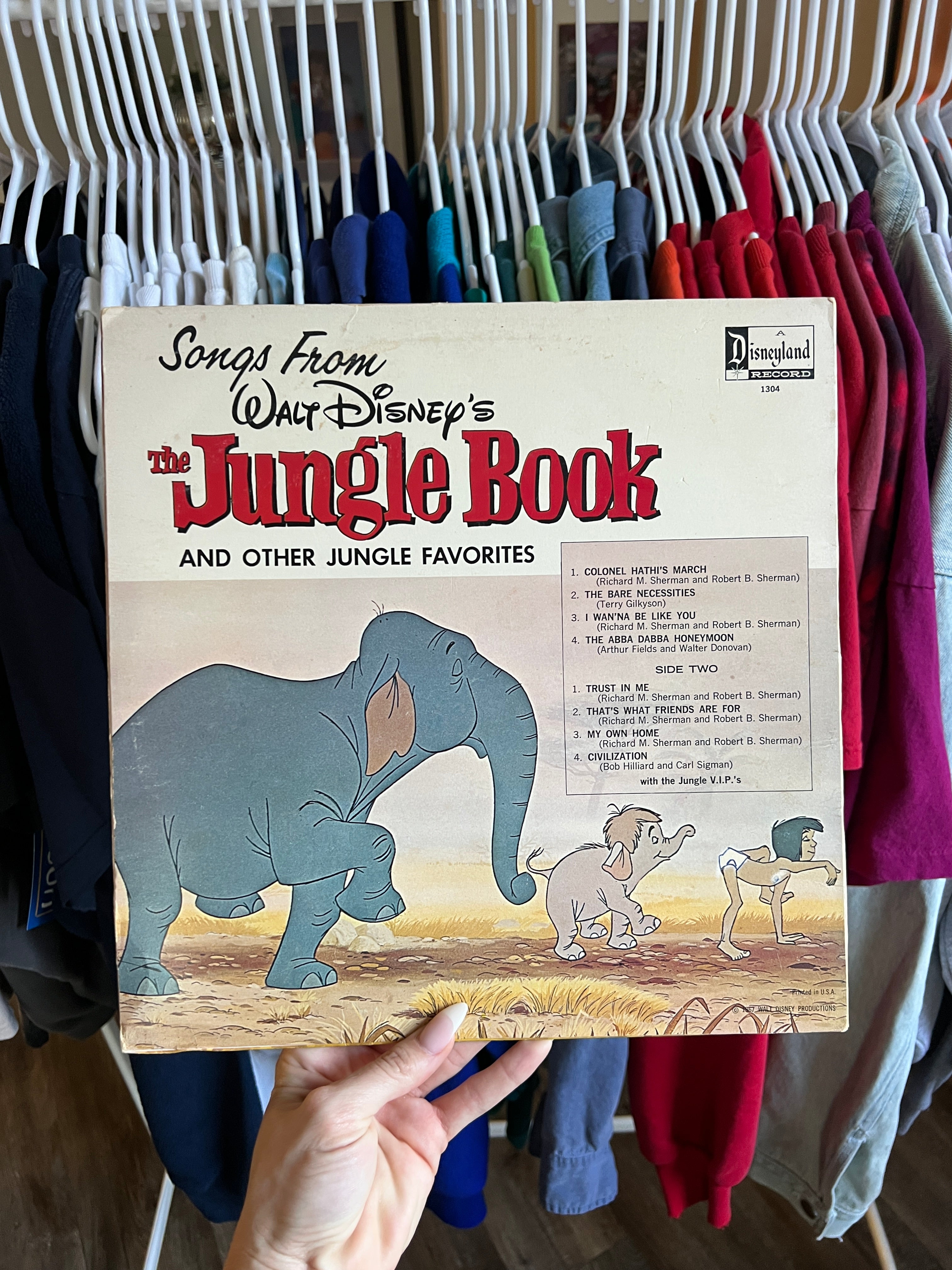 534 -The Jungle Book Storybook Vinyl Record