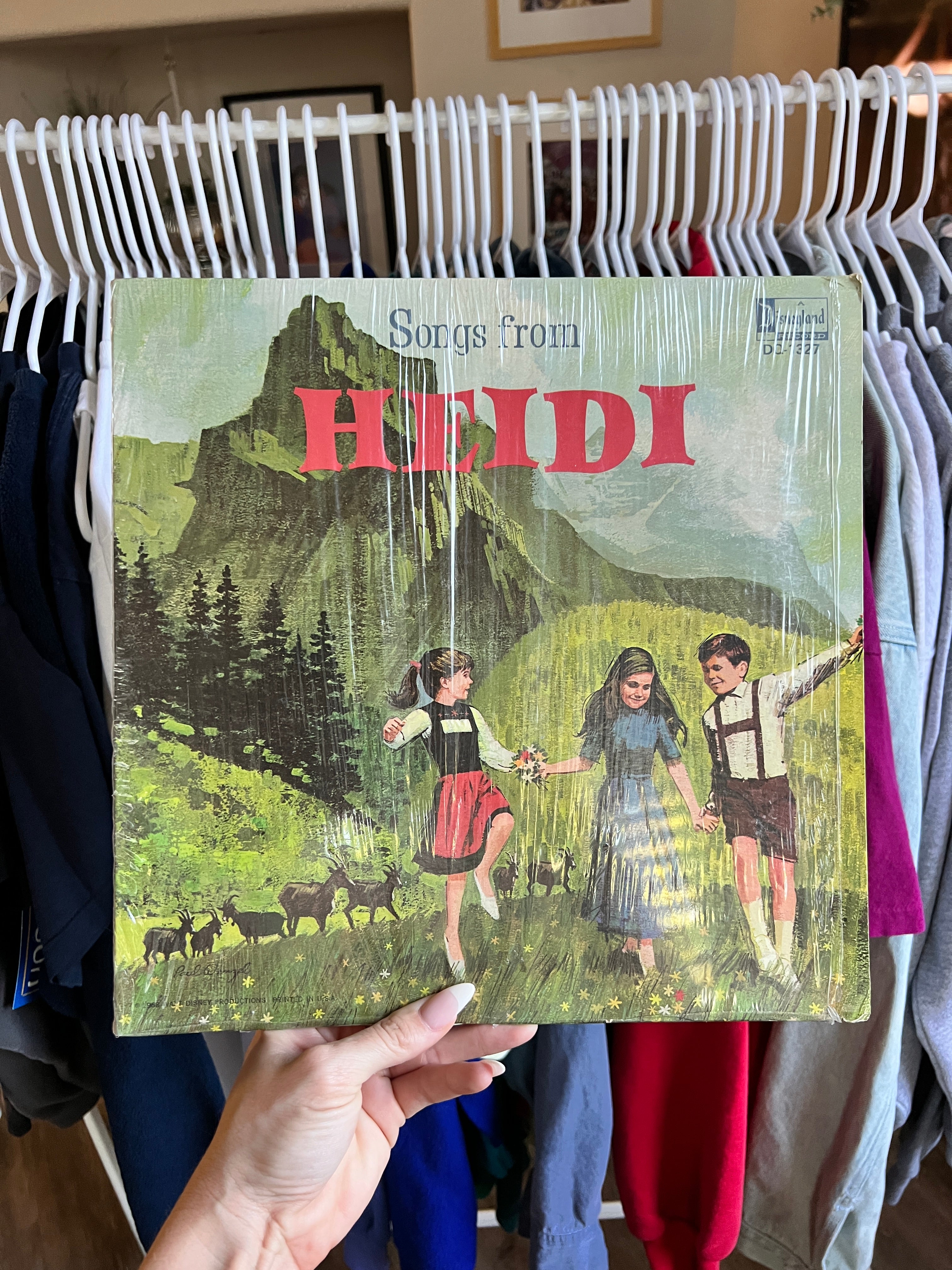 536 -Heidi Storybook Vinyl Record