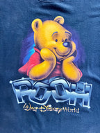 1061 -Black Streetwear WTP Pooh Shirt - L