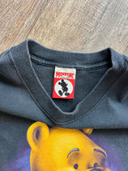 1061 -Black Streetwear WTP Pooh Shirt - L