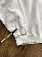 1091 -White Embroidered Coronado Springs Crewneck - XL