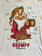 1104 -White Waking Up Grumpy Sleep Shirt - OSFA