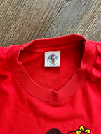1109 -Red Mickey & Friends Popping Out Front & Back Hit Shirt - 3XL