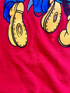1109 -Red Mickey & Friends Popping Out Front & Back Hit Shirt - 3XL