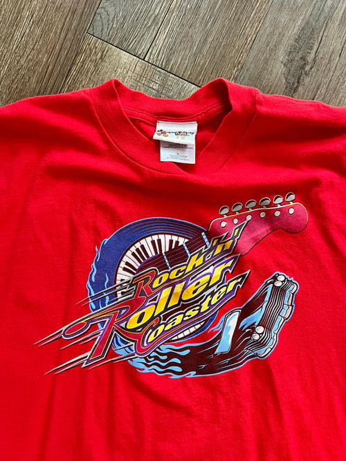 1111 -Red Rockn' Roller Coaster MGM Studios Shirt - XL