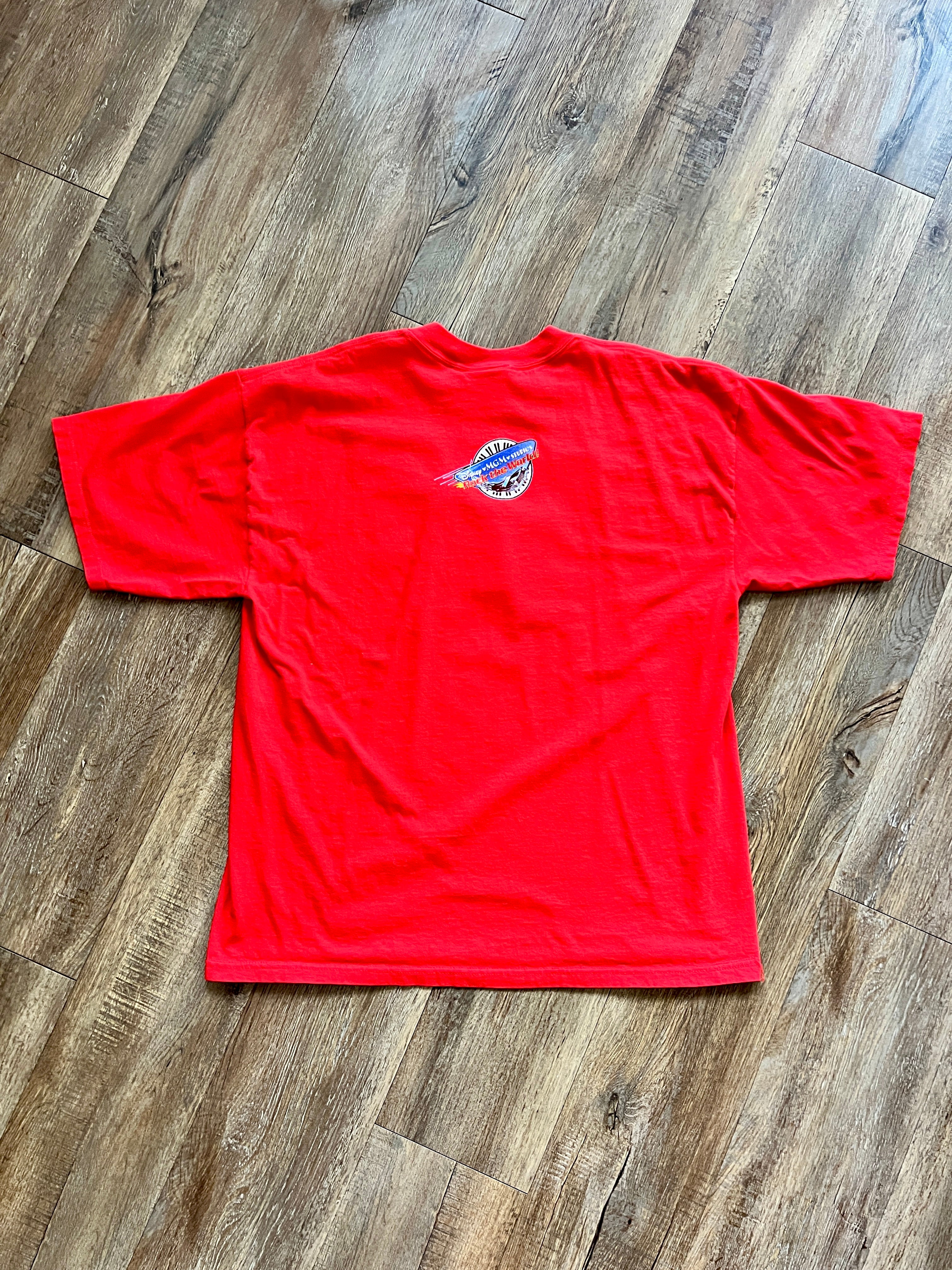 1111 -Red Rockn' Roller Coaster MGM Studios Shirt - XL