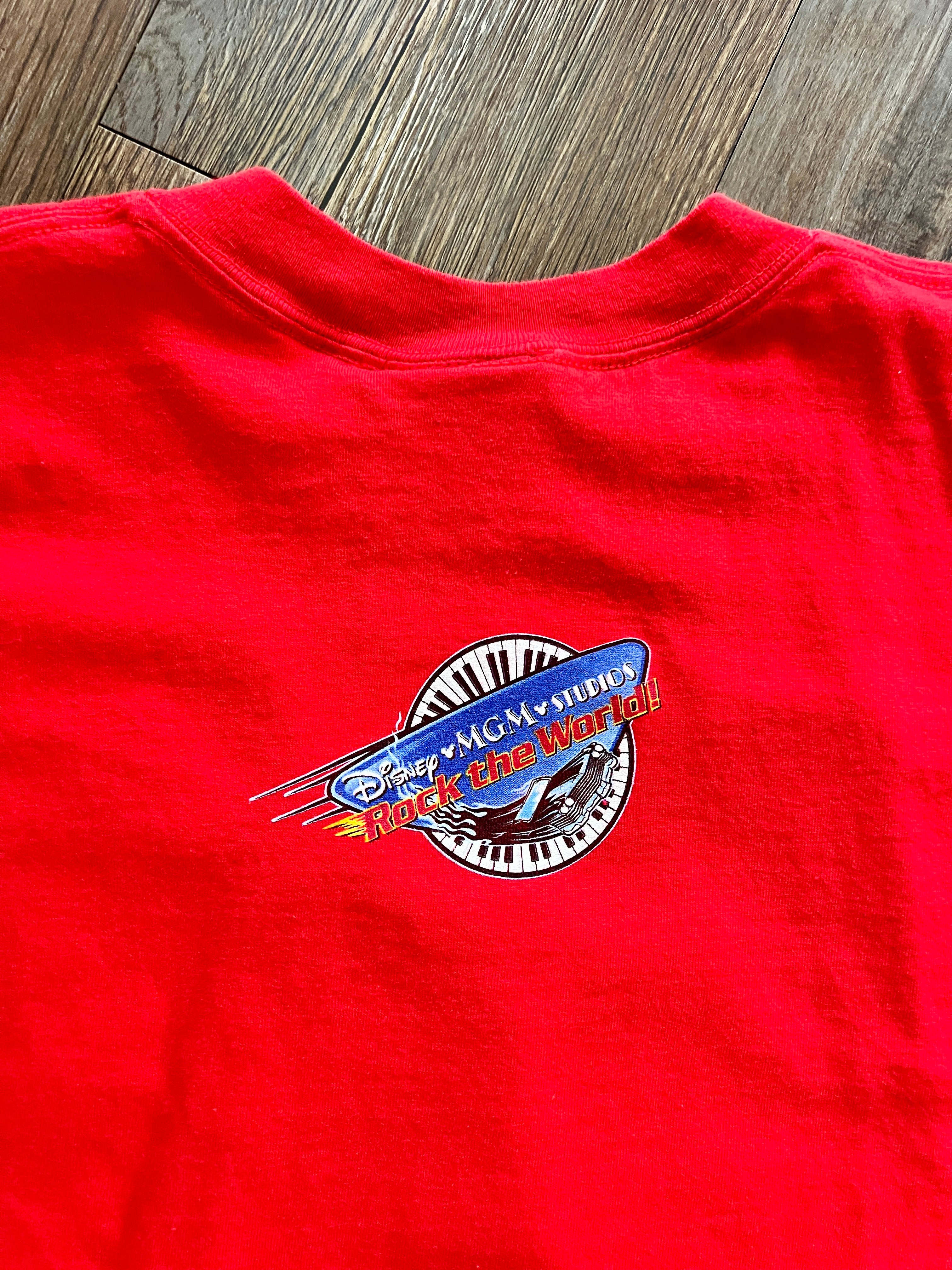 1111 -Red Rockn' Roller Coaster MGM Studios Shirt - XL